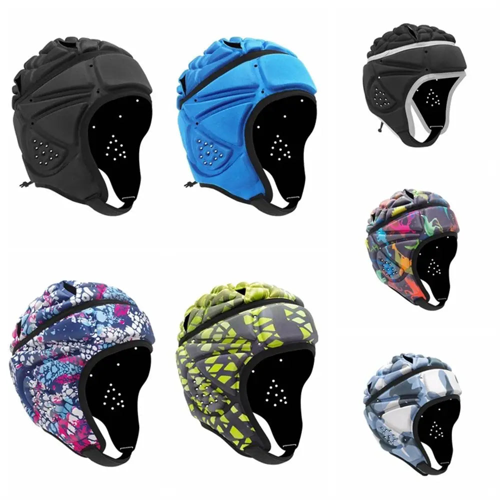 Adult and Child Shockproof Soft Head Protector Rugby Helmet