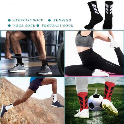 1 pair, socks men's rugby socks anti slip training sports socks, mid tube sports sock