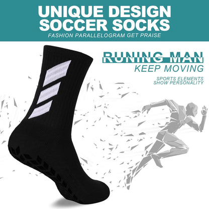 1 pair, socks men's rugby socks anti slip training sports socks, mid tube sports sock