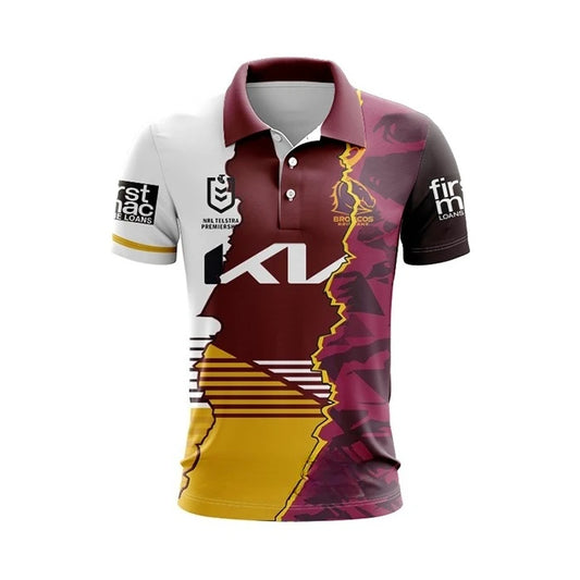 2026 Best-selling Men's Rugby Polo Shirt - Suitable for Training, Casual Wear and Breathable, Suitable for All Seasons