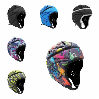 Adult and Child Shockproof Soft Head Protector Rugby Helmet