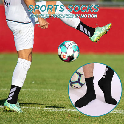1 pair, socks men's rugby socks anti slip training sports socks, mid tube sports sock